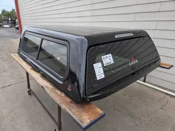 Toyota Tundra topper, LEER 100XR truck cap, Toyota Tundra camper shell, fiberglass truck topper, truck bed cap, cargo protection, pickup truck accessories