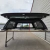 Toyota Tundra topper, LEER 100XR truck cap, Toyota Tundra camper shell, fiberglass truck topper, truck bed cap, cargo protection, pickup truck accessories