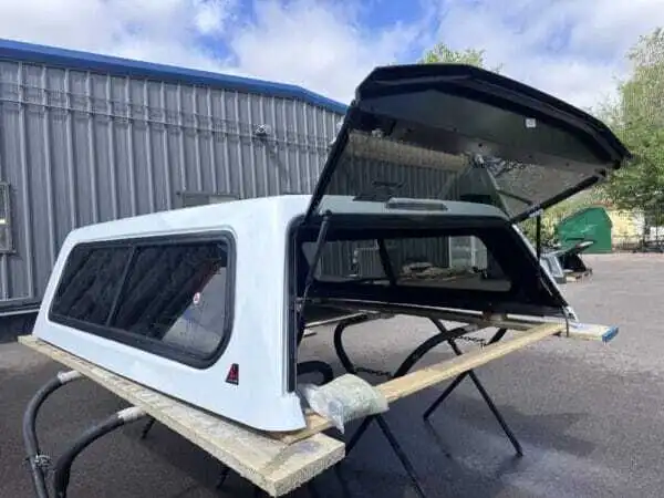 Ford F250 topper, ARE V Series truck cap, Ford F-250 camper shell, fiberglass truck topper, truck bed cap, cargo protection, pickup truck accessories