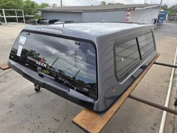 Ford F150 topper, LEER 100XR truck cap, Ford F-150 camper shell, fiberglass truck topper, truck bed cap, cargo protection, pickup truck accessories