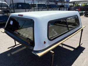 Silverado 2500 topper, LEER 100S Mile High Deluxe, Chevrolet Silverado camper shell, fiberglass truck topper, truck bed cap, cargo protection, pickup truck accessories