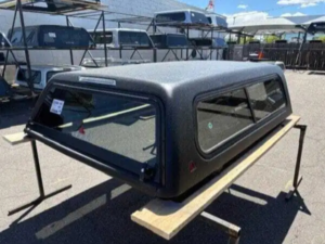 Toyota Tacoma topper, LEER 100R Mile High Deluxe, Toyota Tacoma camper shell, fiberglass truck topper, truck bed cap, cargo protection, pickup truck accessories