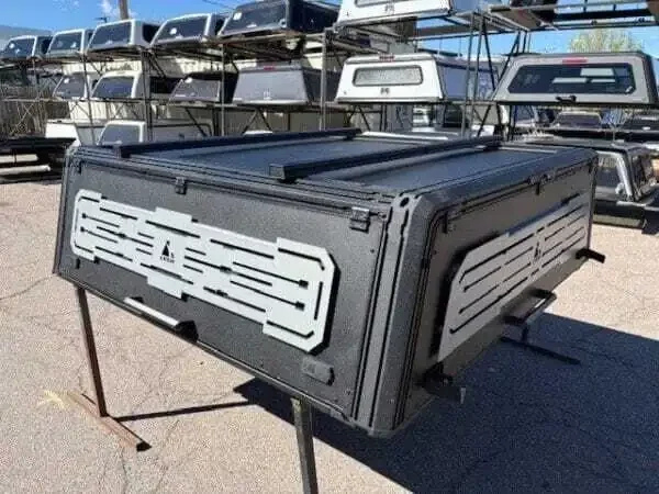 Premium LEER NEXCAP truck cap for Ford F150 with modern styling and secure cargo protection. Ford F150 topper, LEER NEXCAP topper, Ford F-150 camper shell, fiberglass truck topper, truck bed cap, cargo protection, pickup truck accessories